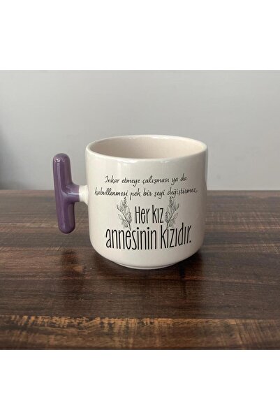 Kırtasiye Ofisi كل فتاة هي فتاة الأم مطبوعة بمقبض أرجواني