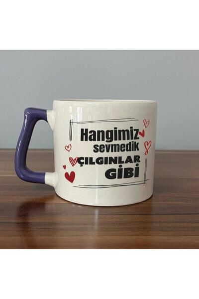 Kırtasiye Ofisi من منا لم يحب كوبًا بنفسجي مطبوعًا بمقبض D