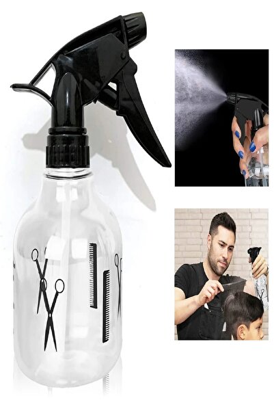 Genel Markalar Profesyonel Berber Kuaför Sprey Tetikli Püskürtücü Şeffaf Boş ...