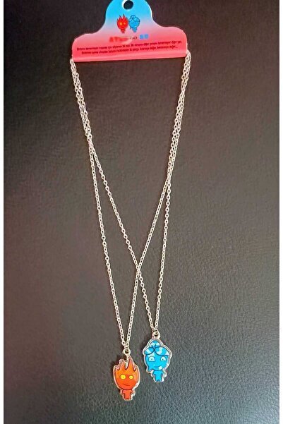 Aksesuar su ve ateş kolyesi