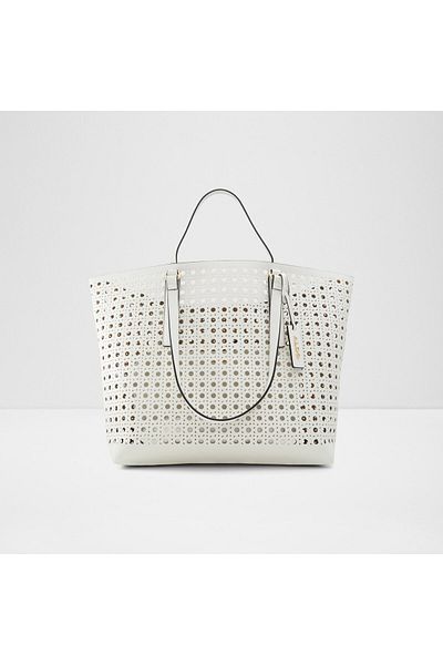 Aldo Beachthare White Tote Bag For Women