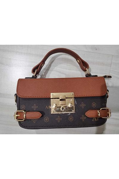 Armine 359 Brown Printed Women's Bag
