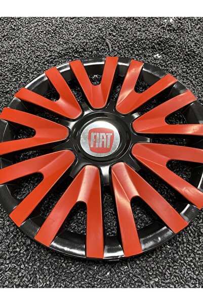 YILAPJANT Fiat 14 Inc Kırmızı Renkli Jant Kapağı Kırılmaz