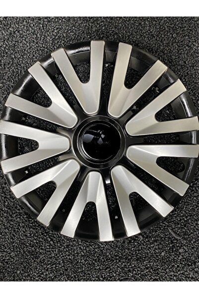 YILAPJANT 14 İNÇ RENAULT JANT KAPAĞI GRİ RENKLİ + 4 ADET amblem