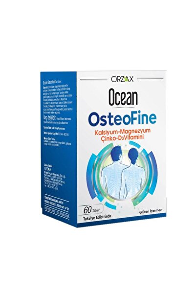 Ocean 60 قرصًا من OsteoFine مكمل غذائي - هدية رغوة تبييض الأسنان