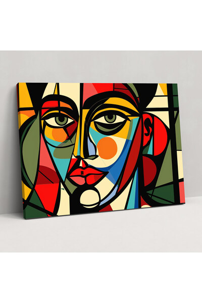 Popcas Pablo Picasso Duvar Sanatı, Soyut Geometrik Desenler, Pablo Picasso, K...