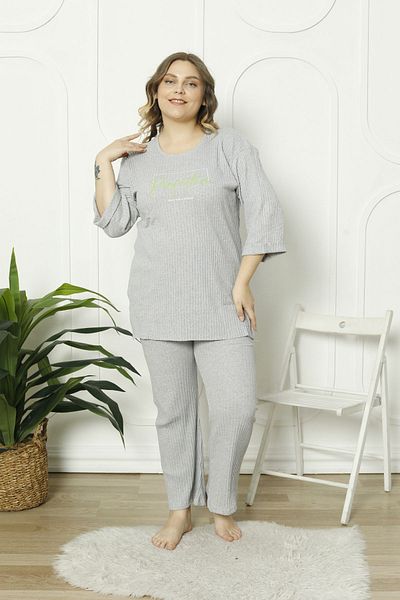 FAMES PİJAMA مجموعة بيجامات موسمية كبيرة الحجم