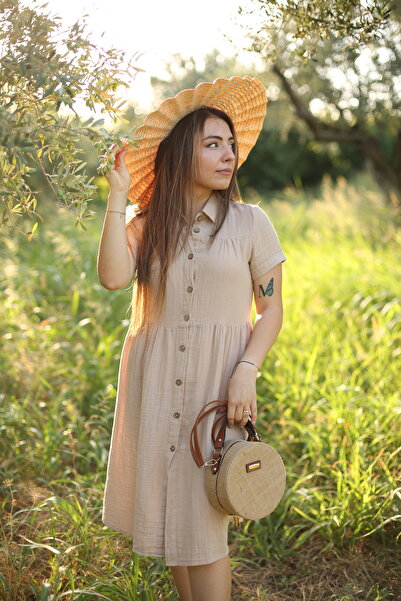 MAM baby Anne&Baba&Çocuk Müslin Kumaş Takım ( TEK ÜRÜN FİYATIDIR. ANNE KISA ELBİSE FİYATIDIR.)