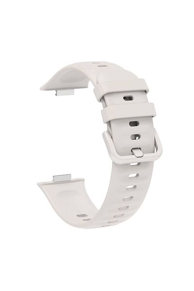 Fibaks ساعة Huawei Watch Fit 3 - Fit 4 - Fit 4 Pro متوافقة مع اللون A وحزام سلك عالي الجودة من السيليكون الكلاسيكي