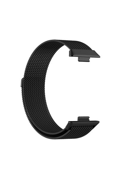 Fibaks سوار معصم بحزام مغناطيسي من شبكة معدنية متوافقة مع ساعة Huawei Watch Fit 3 - Fit 4 - Fit 4 Pro