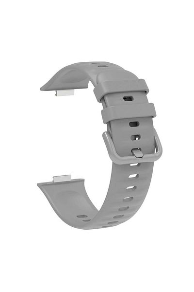 Fibaks ساعة Huawei Watch Fit 3 - Fit 4 - Fit 4 Pro متوافقة مع اللون A وحزام سلك عالي الجودة من السيليكون الكلاسيكي