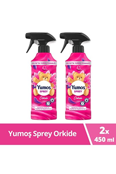 Yumoş Sprey Yıkaması Zor Eşyalar Için Orkide 450 ml x 2