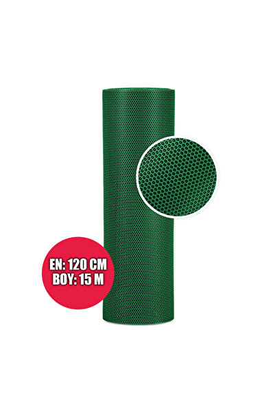 SeraTrend KAYDIRMAZ BAL PETEK PASPAS 120cmX15metre YEŞİL PVC Z MAT PAS PAS İÇ...