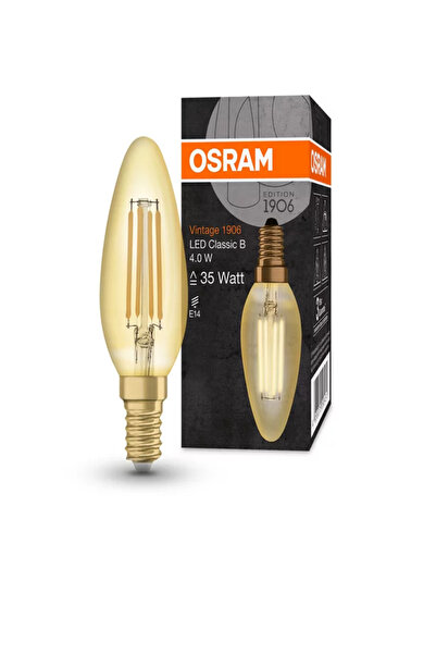 Osram Vintage 1906 Klasik B 35 Filament 4W 824 Altın E14