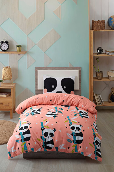 Enlora Home Junior Nevresim Seti Tek Kişilik Panida Pembe