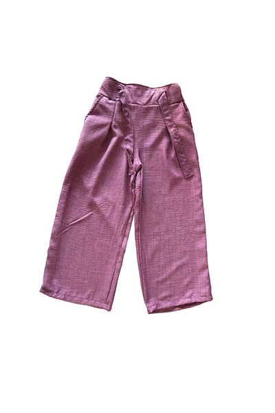 Rhythm Clothing Selfie Kids Girls, High Waist, Wide Leg Casual Pants