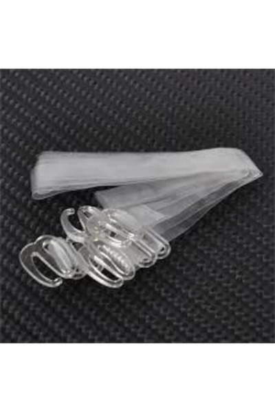 Lowmi 6 Συσκευασία Πλαστικές άκρες Διαφανείς ιμάντες σουτιέν