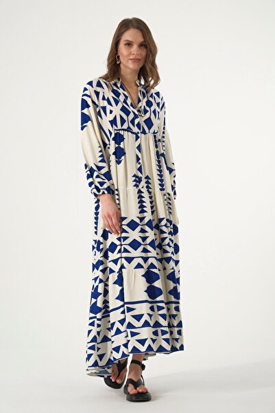 ABBRA فستان نسائي صيفي موديل Katleya مصنوع من القطن بنسبة 100%