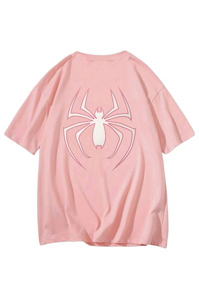 Carpe Μπλουζάκι Big Spider Pink Oversize