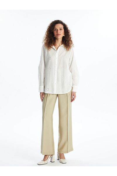 LC Waikiki Bequeme, vorgeformte Damenhose mit elastischem Bund