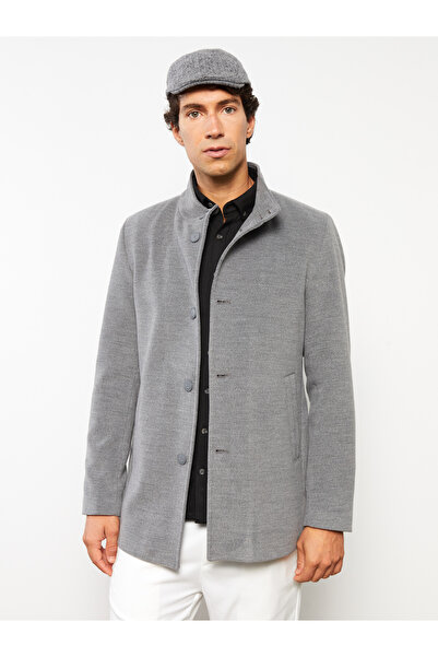 LC Waikiki Herrenmantel mit Stehkragen und Standardform