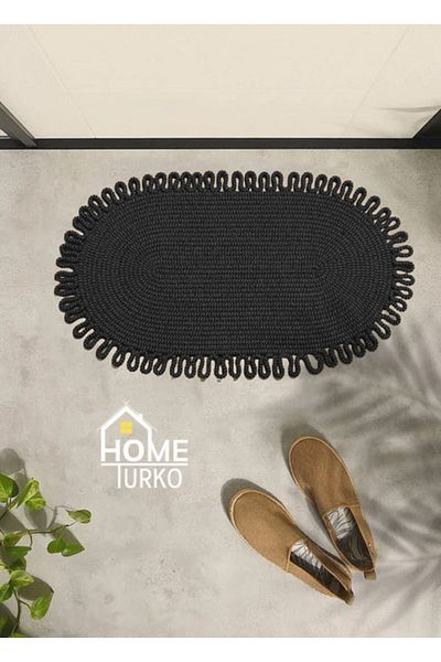 HomeTurko Jute, Patterned Doorstep, Doormat, Bathroom Mat, Balcony Mat / Gift, Houseware.