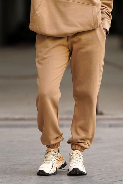 BayBayan Γυναικείο Jogger Sweatpants Mink - Τρίκλωνο, Βαμβακερό εσωτερικό