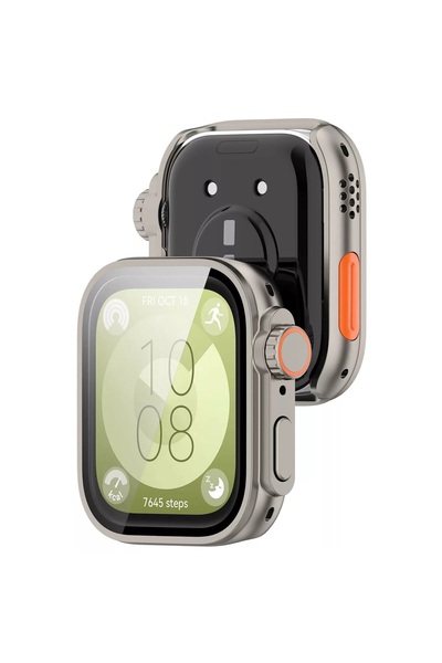 Nezih Case Huawei Watch Fit 3 to 49mm Apple Watch Ultra Case Converter and Screen Protector