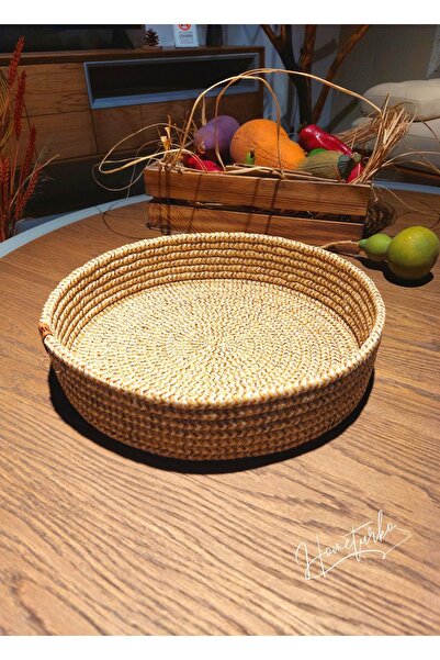 HomeTurko Μονό καλάθι και οργανωτής από γιούτα - Οργανωτής και δίσκος αποθήκε...