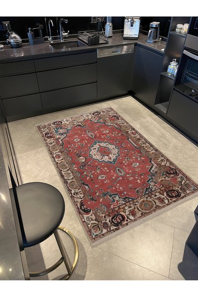 Rugs Modern Halı سجادة ميرا فينتاج متعددة الألوان منسوجة بنمط تقليدي وسجادة ق...