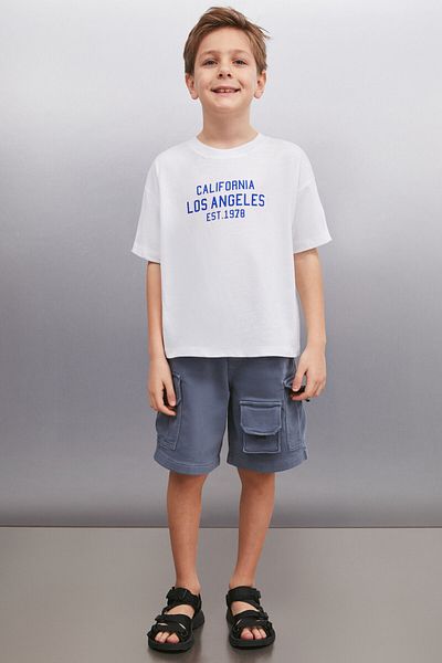 GRIMELANGE Men's White T-Shirt - INIGO