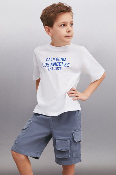 GRIMELANGE Men's White T-Shirt - INIGO