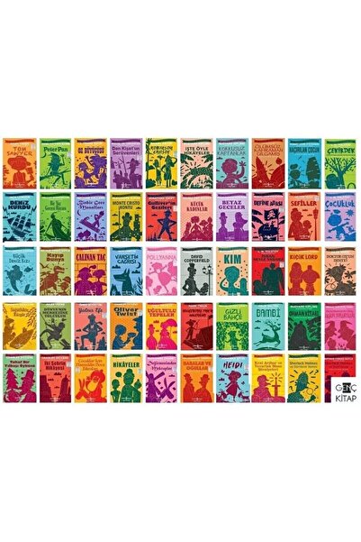 TÜRKİYE İŞ BANKASI KÜLTÜR YAYINLARI Iş Bankası Dünya Çocuk Klasikleri 50 Kita...