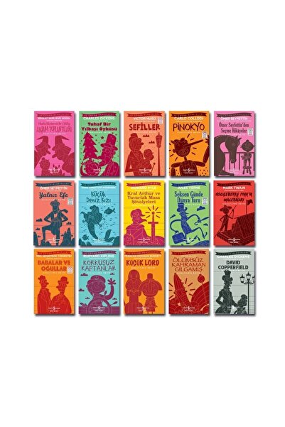 TÜRKİYE İŞ BANKASI KÜLTÜR YAYINLARI İlköğretim Dünya Çocuk Klasikleri Yüz Tem...