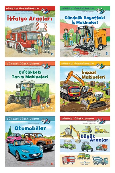 TÜRKİYE İŞ BANKASI KÜLTÜR YAYINLARI Dünyayı Öğreniyorum 6'lı Çocuk Kitabı Seti