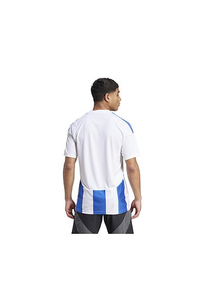 adidas قميص كرة القدم للرجال 24 JSY - مخطط، IW2144 أبيض