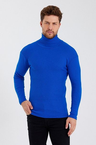 Bentillo Pulover pentru bărbați, cu gât albastru, camisole
