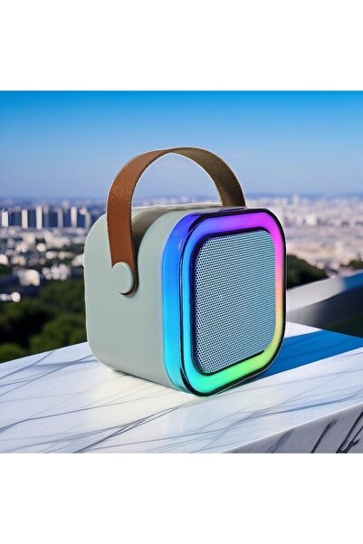 Tekno Gökhan Colorful Karaoke Sound System K12 Kablosuz Mikrofonlu Taşınabili...