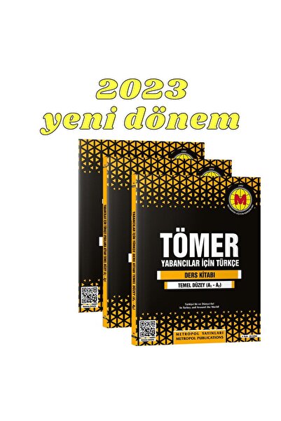 Metropol Yayınları 2023 Yeni Dönem Tömer-yabancılar Için Türkçe (a1-a2) Temel...