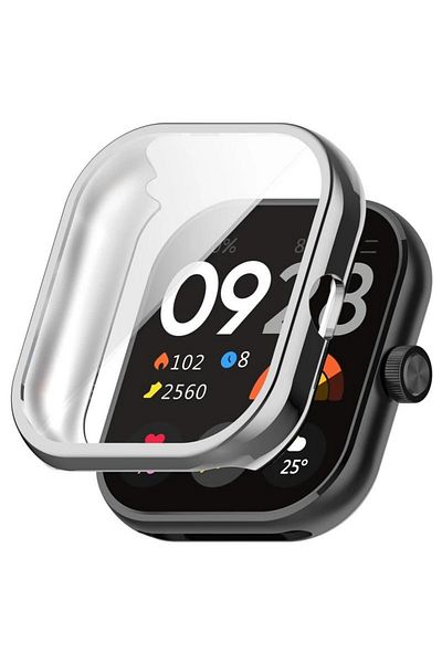 İncisoft حافظة حماية كاملة وواقي شاشة من السيليكون الناعم المتوافق مع Xiaomi Redmi Watch 4 / Redmi Watch 5