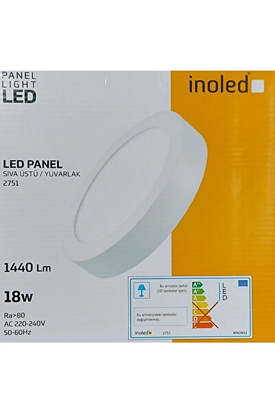 İnoled 18 W Sıvaüstü Spot Lamba 6500k Beyaz