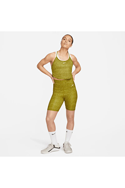 Nike Nike One High Rise 7 İnç Short All Over Print Kadın Renkli Tayt Model kodu: DX0160.390