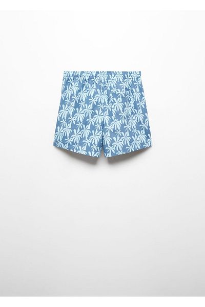 MANGO Kids Costum de baie albastru pentru copii