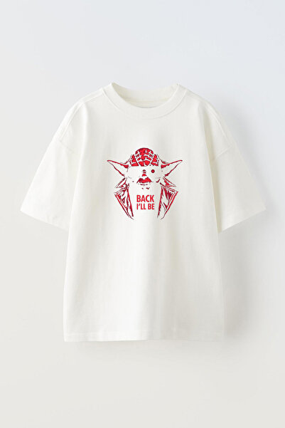 THEWERT Bela Oversize kroj Pamuk T-shirt - Unisex, LLL Be Design Štampano