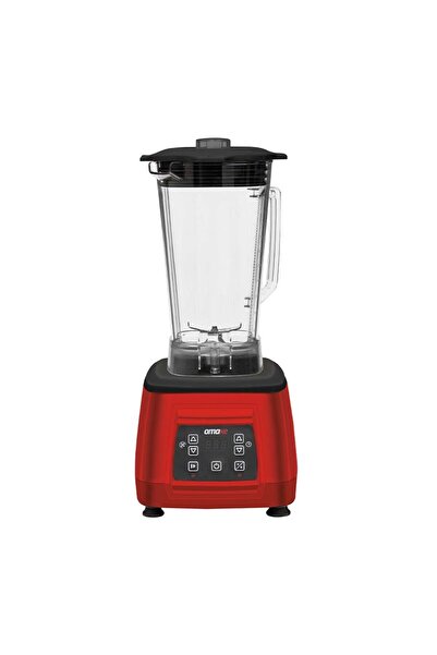 OMAKE Buz Kırıcı Dijital Bar Blender, 3 L, 2200 W, Kırmızı