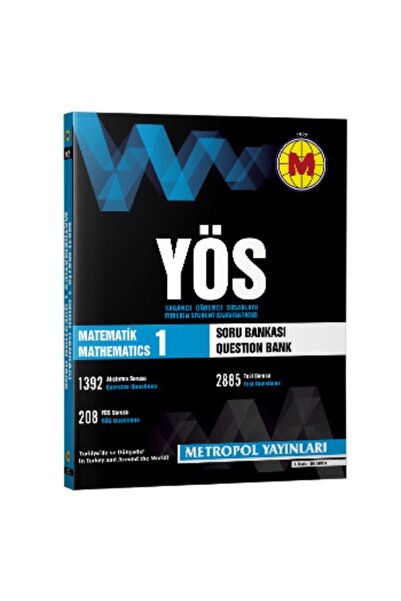 Metropol Yayınları Yeni- Yös Matematik - 1 (konu Özetli Soru Bankası)