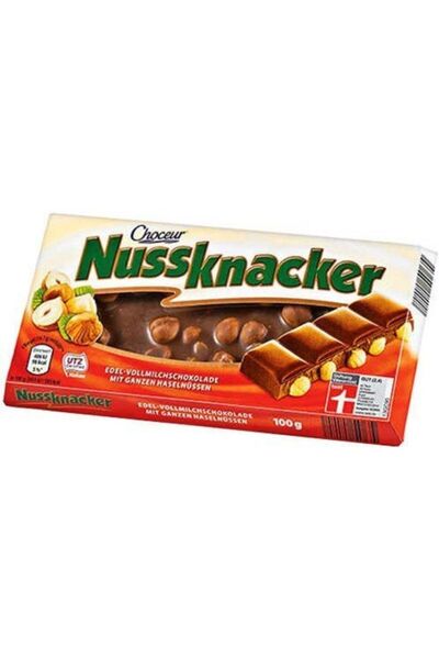 Choceur 2 Paket Nussknacker Yeni Üretim Bütün Fındıklı Çikolata 10g Orijinal Alman Çikolatası