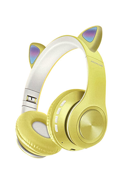 EgeOnline Kablosuz Bluetooth Kulaküstü Kulaklık Mikrofonlu Led Işıklı Şarjlı