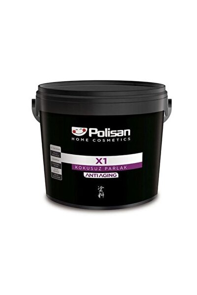 Polisan Ahşap&Metal Boyası -Su Bazlı -X1 Kokusuz -Parlak -0,70Litre(900gr.) -...