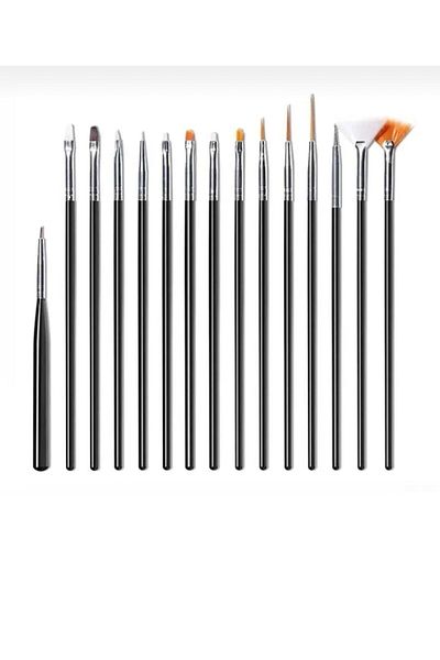 Daisy Black Food Coloring Brush - 15 Pieces